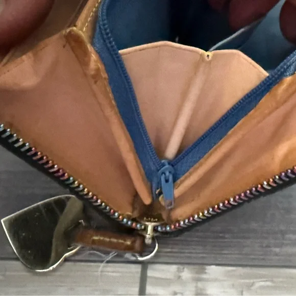 Dooney and Bourke Black Multicolor Logo Wallet - Picture 6 of 8